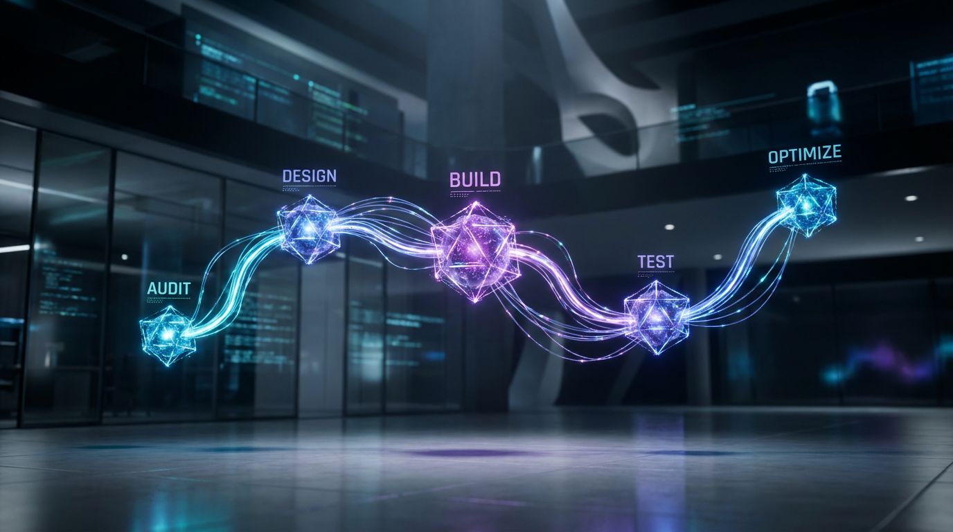 Futuristic Workflow Nodes