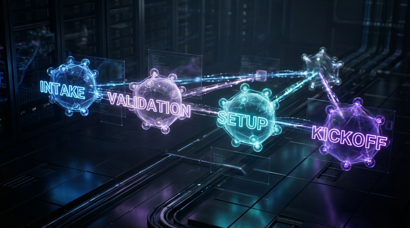 Futuristic Automation Graph