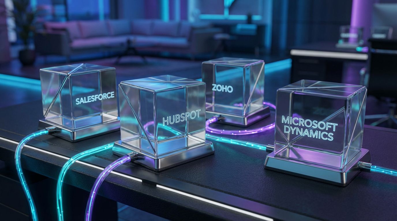 Futuristic CRM modules