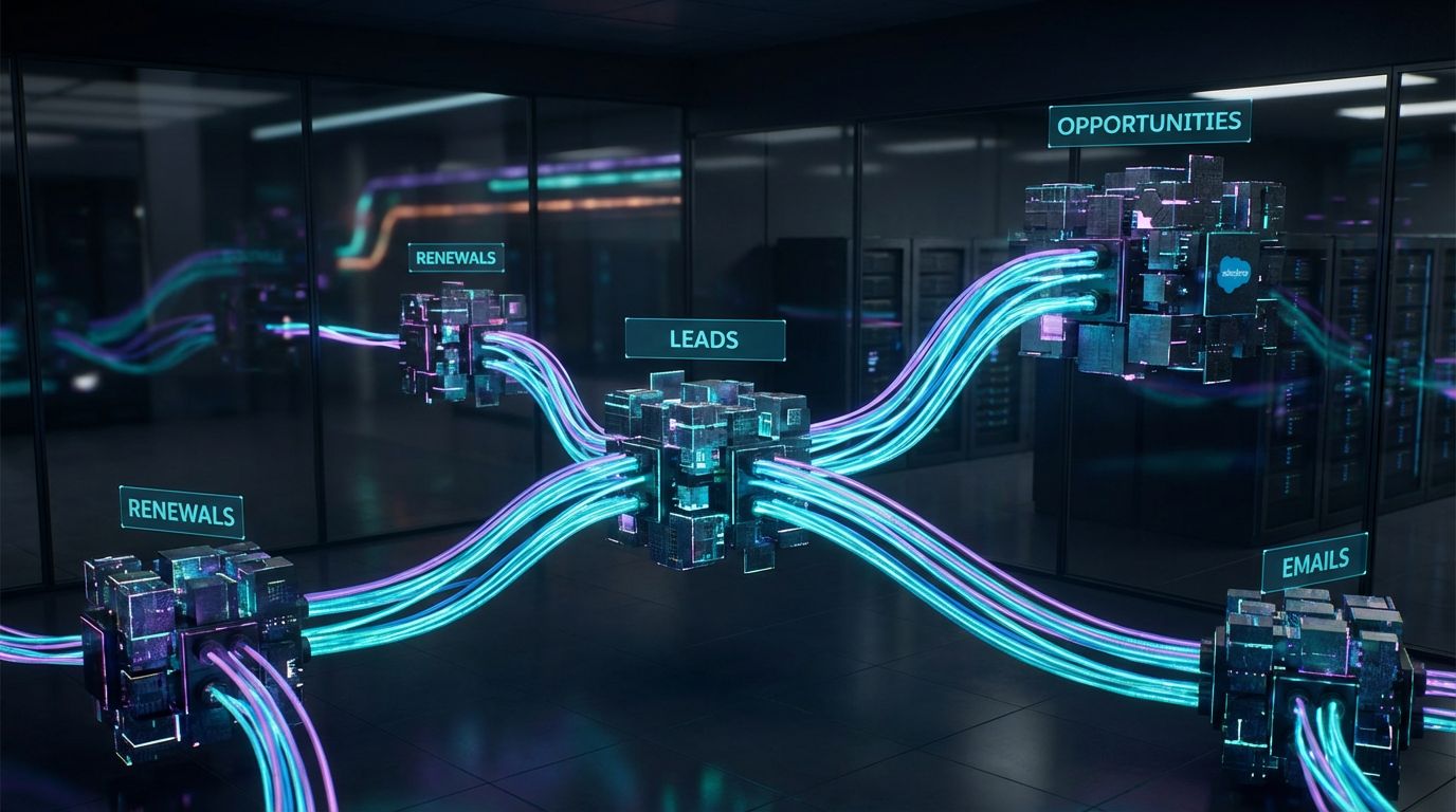 Futuristic Automation Graph