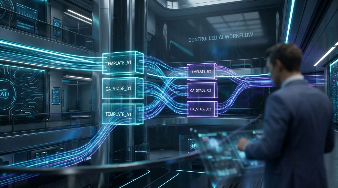 Futuristic AI Workflow