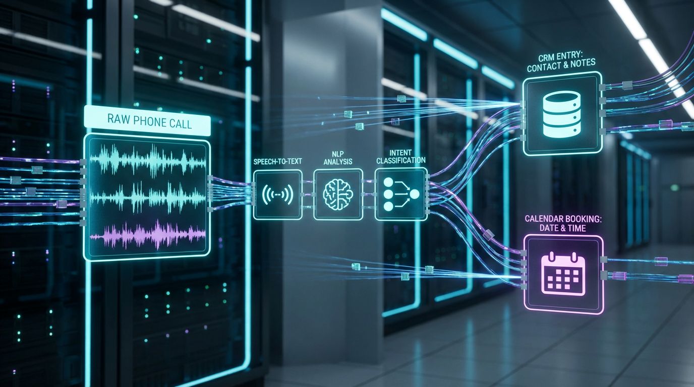 Futuristic AI Call Workflow