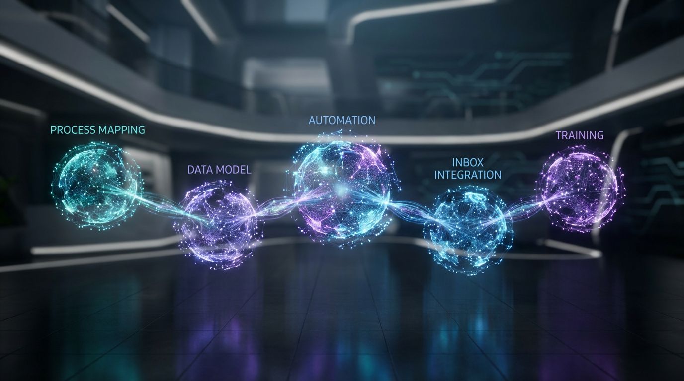 Futuristic Automation Graph