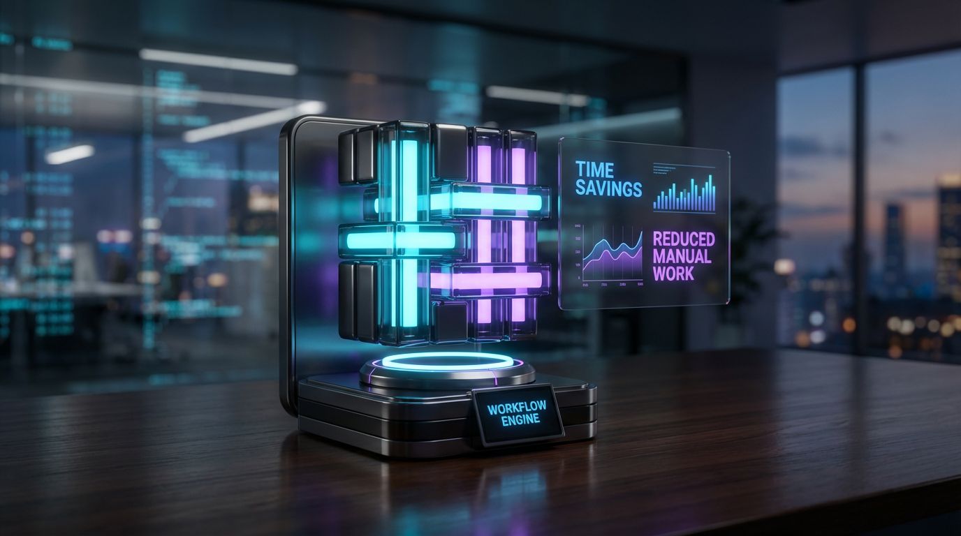 Futuristic device on desk
