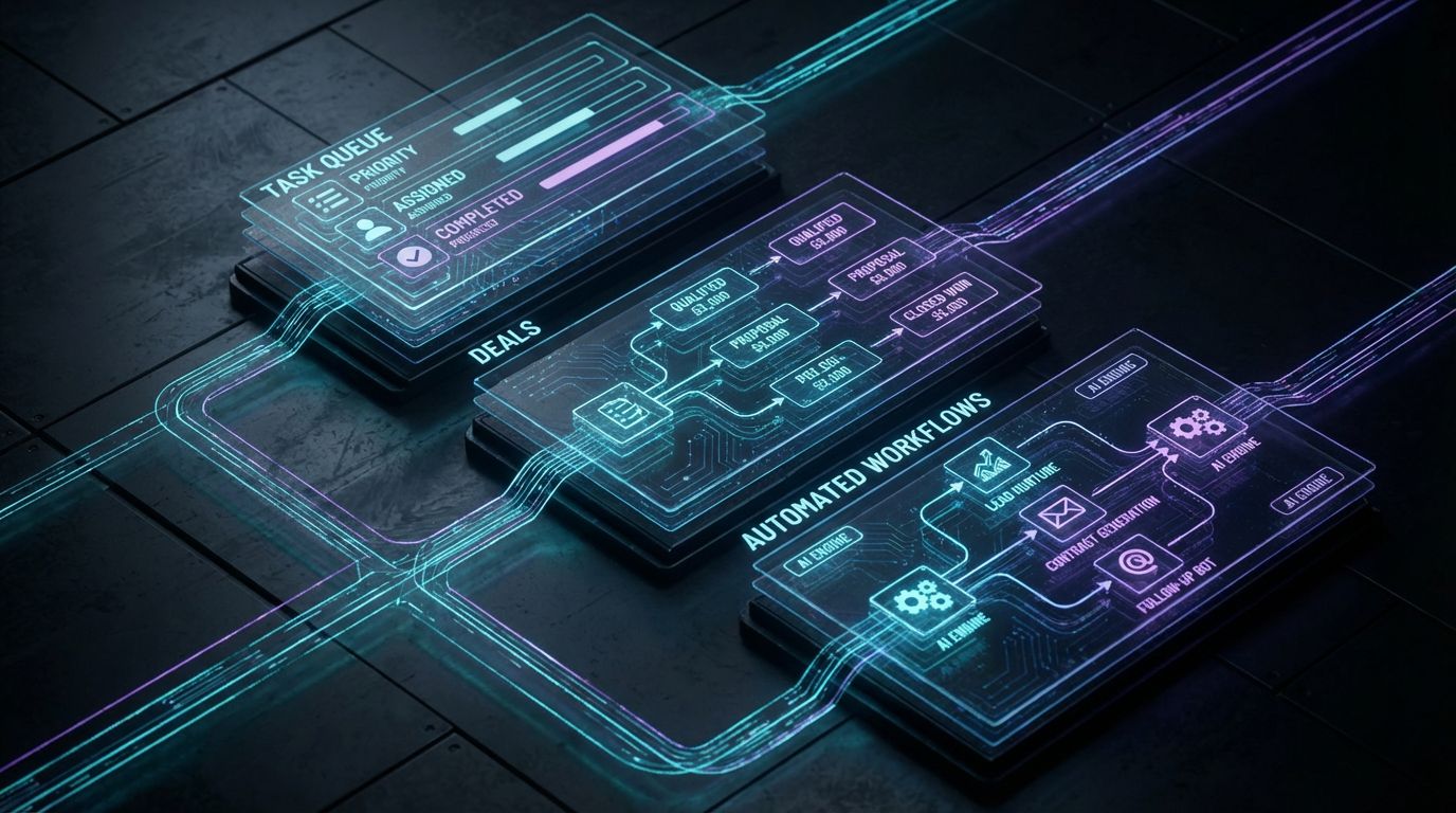 Futuristic CRM Blueprint