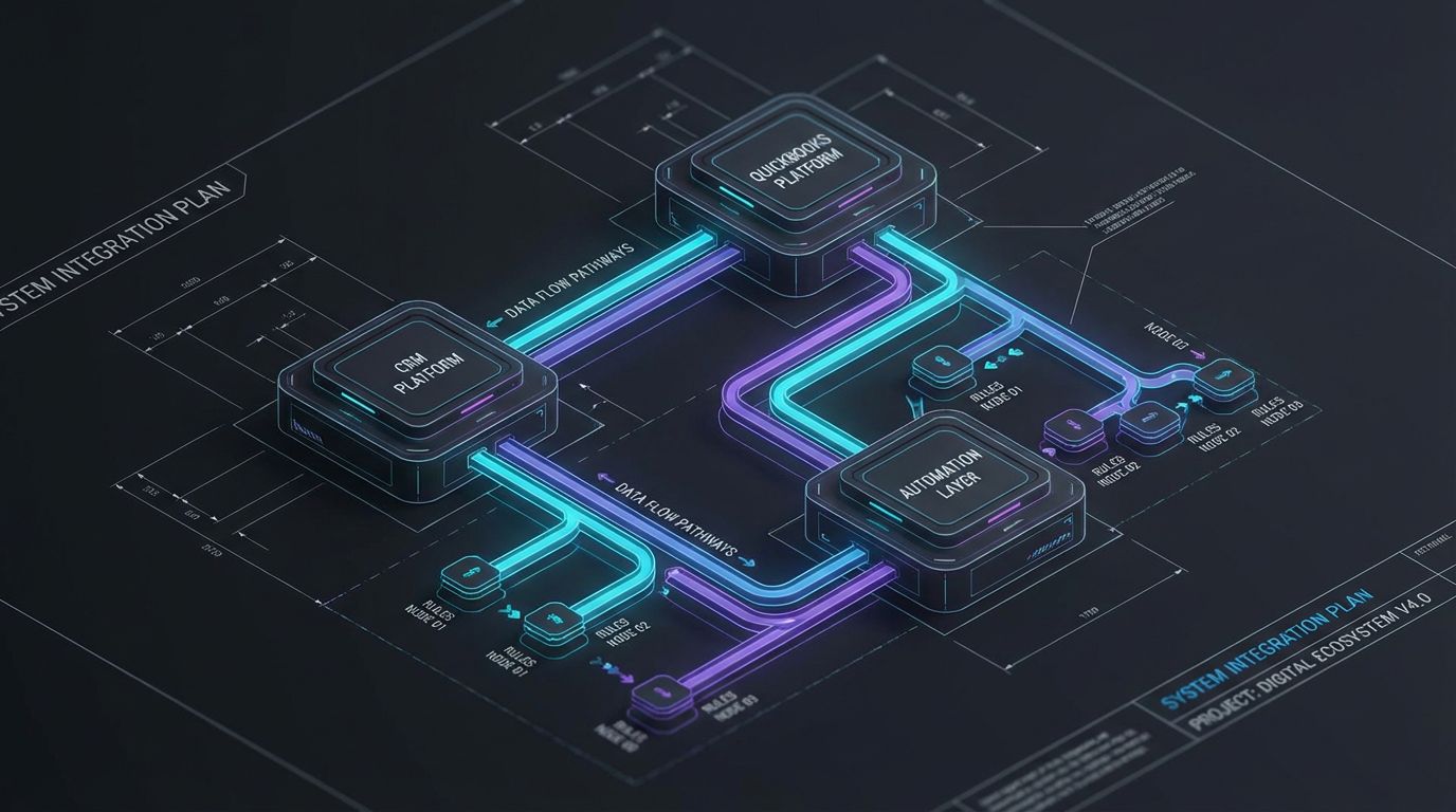 Futuristic Digital Blueprint