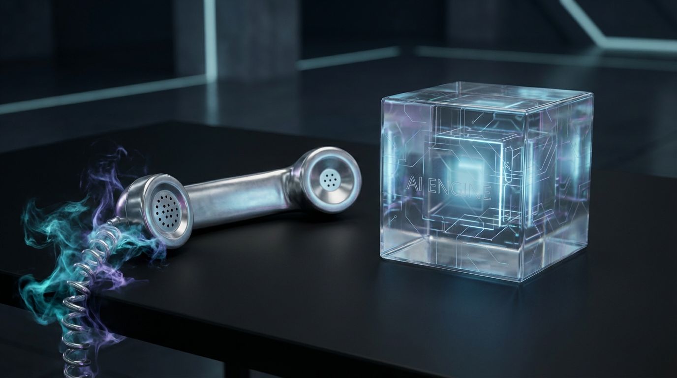 Surreal phone dissolving