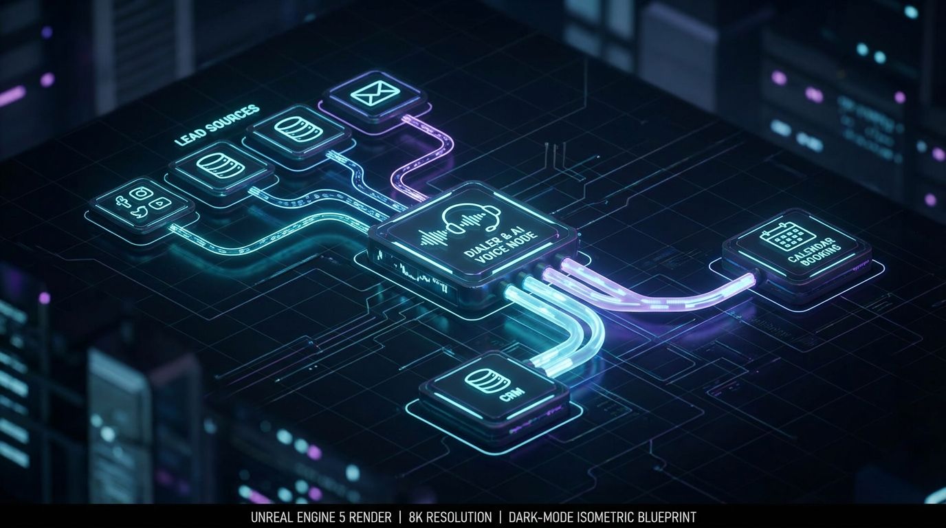 Futuristic Sales Tech Blueprint