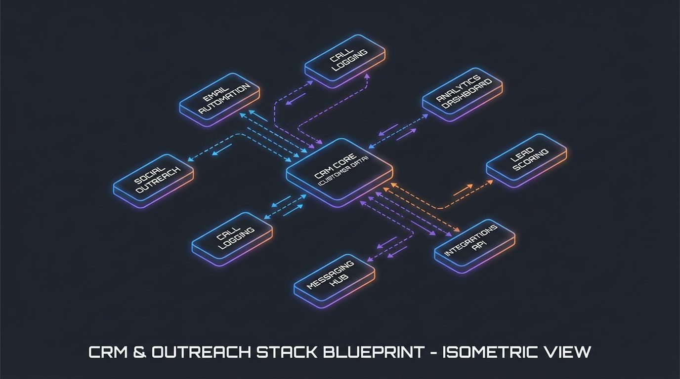 Futuristic CRM Blueprint