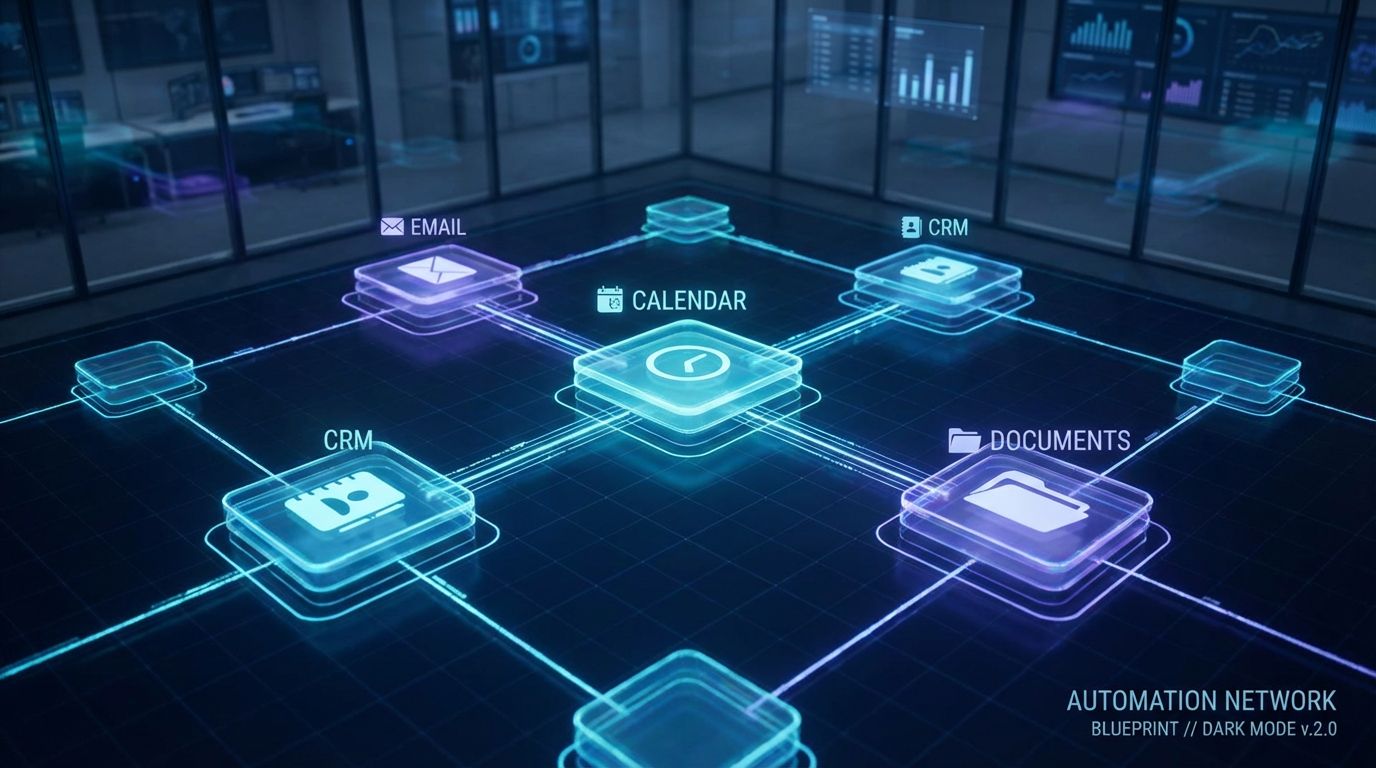Futuristic Digital Workspace