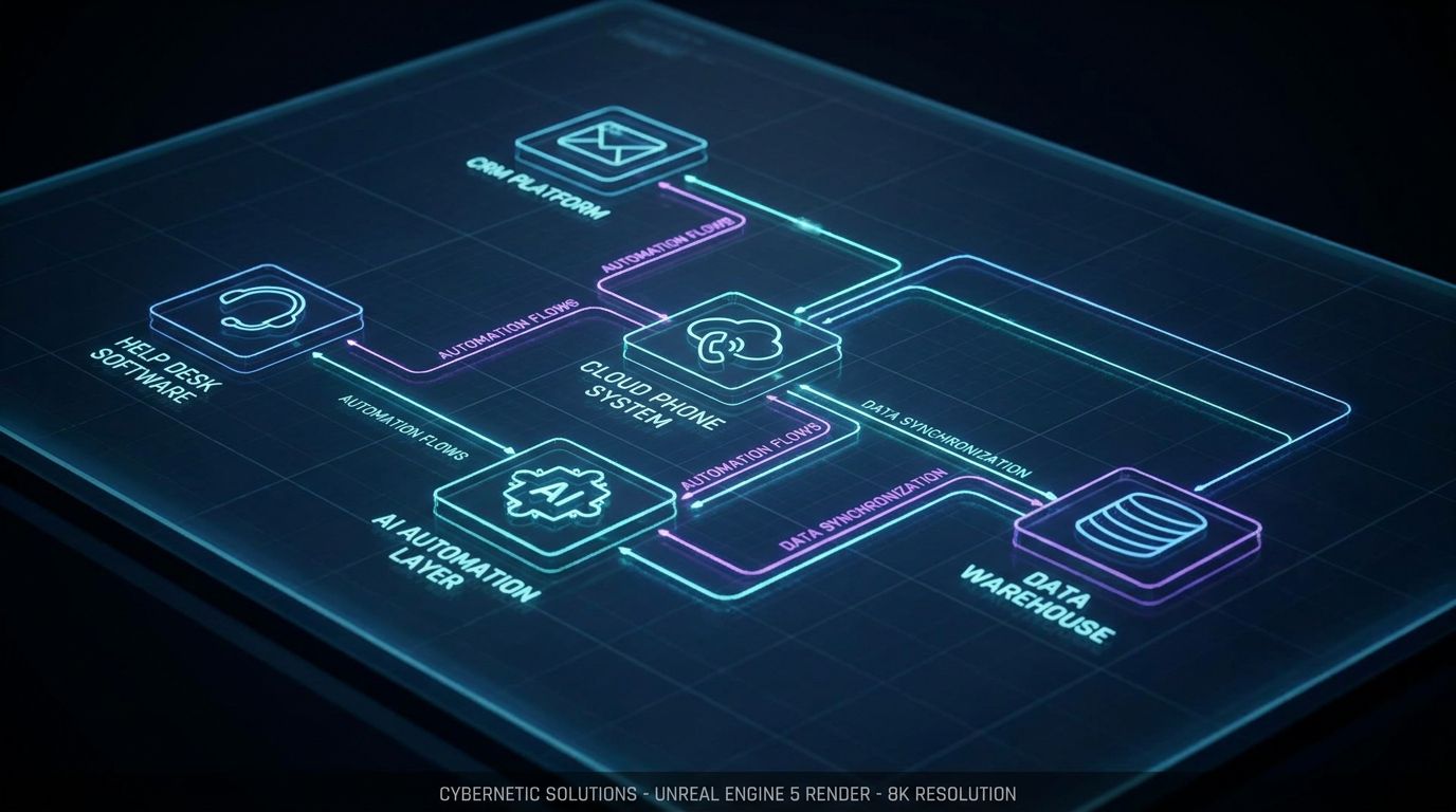 Futuristic Tech Blueprint