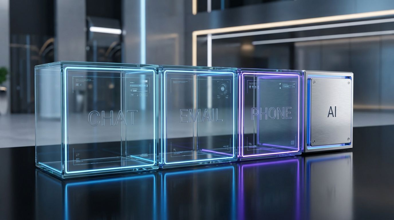 Futuristic console display